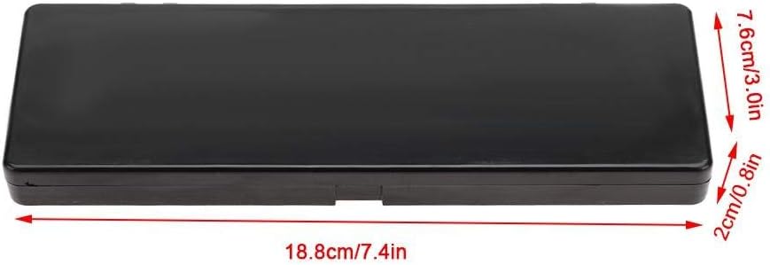 Nail Art Palette, 24 Grid Plastic Nail Art Paint Color Mixing Palette Plate Watercolor Pigment Color Mixing Case Manicure Drawing Tray(Black)