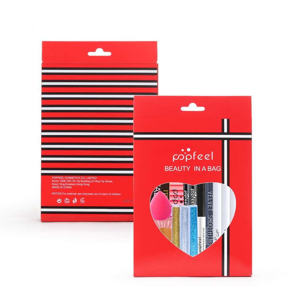 All in One Eyeshadow Palette Makeup Set, Makeup Kit with Rich Color Matte Matalic Shimmer Shadow, Mascara, Concealer Lipstick,Travel Makeup Bundle Holiday Surprising Makeup Box for Women Girl