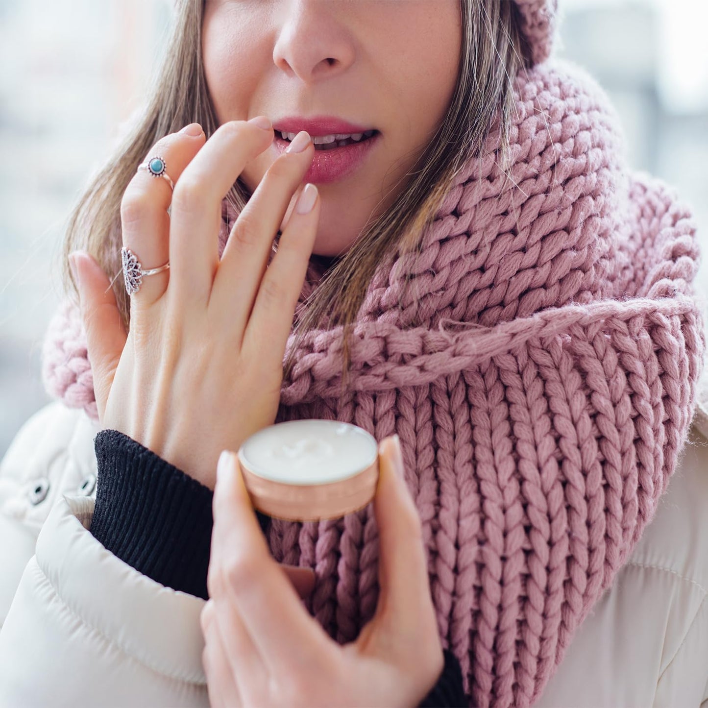 1 Ounce Aluminum Tin Jar with Screw Cap 30mL Tin Cans Refillable Containers for Cosmetic, Lip Balm, Cream, Lotion, Balms, Spices, Salve, Rose Gold 40 Pcs