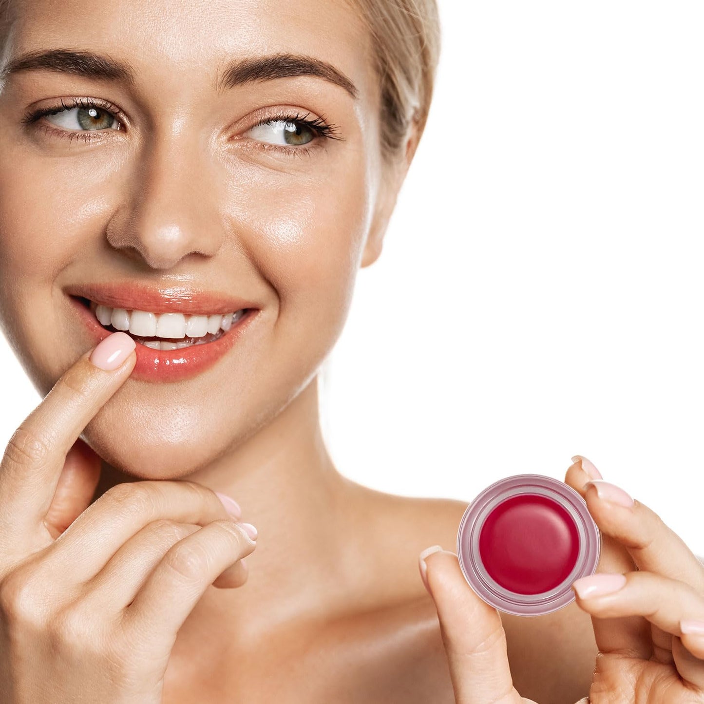 Look At Me Cherry Watermelon Dewy Tinted Lip Balm, Strawberry and Honey Extracts Natural Ingredients, Korean Skin Care, Long-Lasting Moisture, Gifts For Women (0.2 fl.oz.)