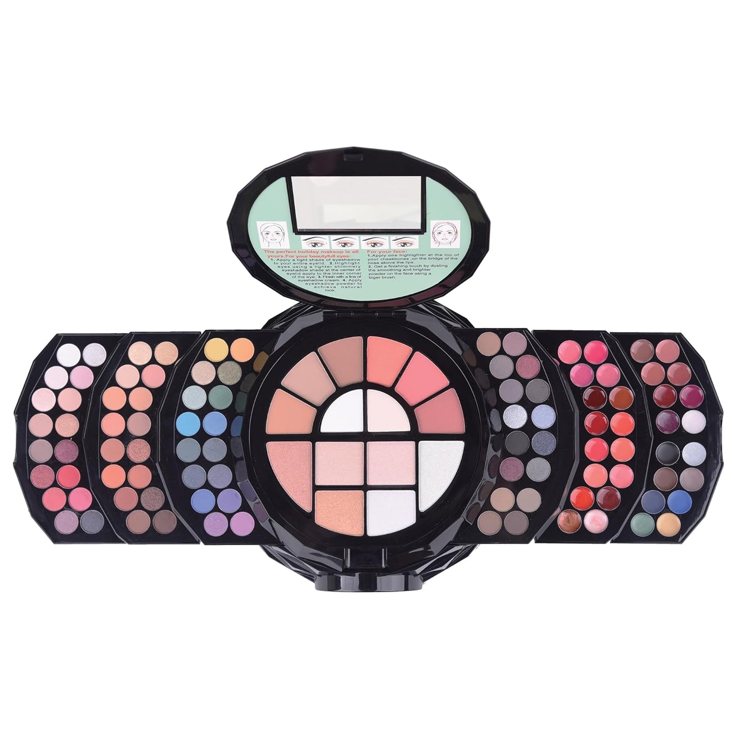 SHANY All In One FLOWERS Makeup Set - Ultimate Fancy Makeup Kit - Eyeshadows, Lip colors, Face Powders, Highlighters, and Blushes.