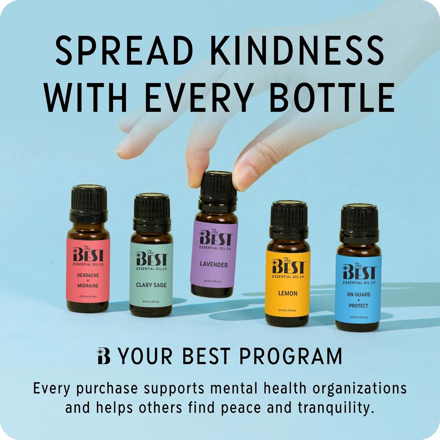 The Best Massage + Deep Relief Essential Oil Roll-On Blend- Premium Grade- Pre-Diluted in Coconut Oil- Ready to Use- 10 ml (.33 fl oz)