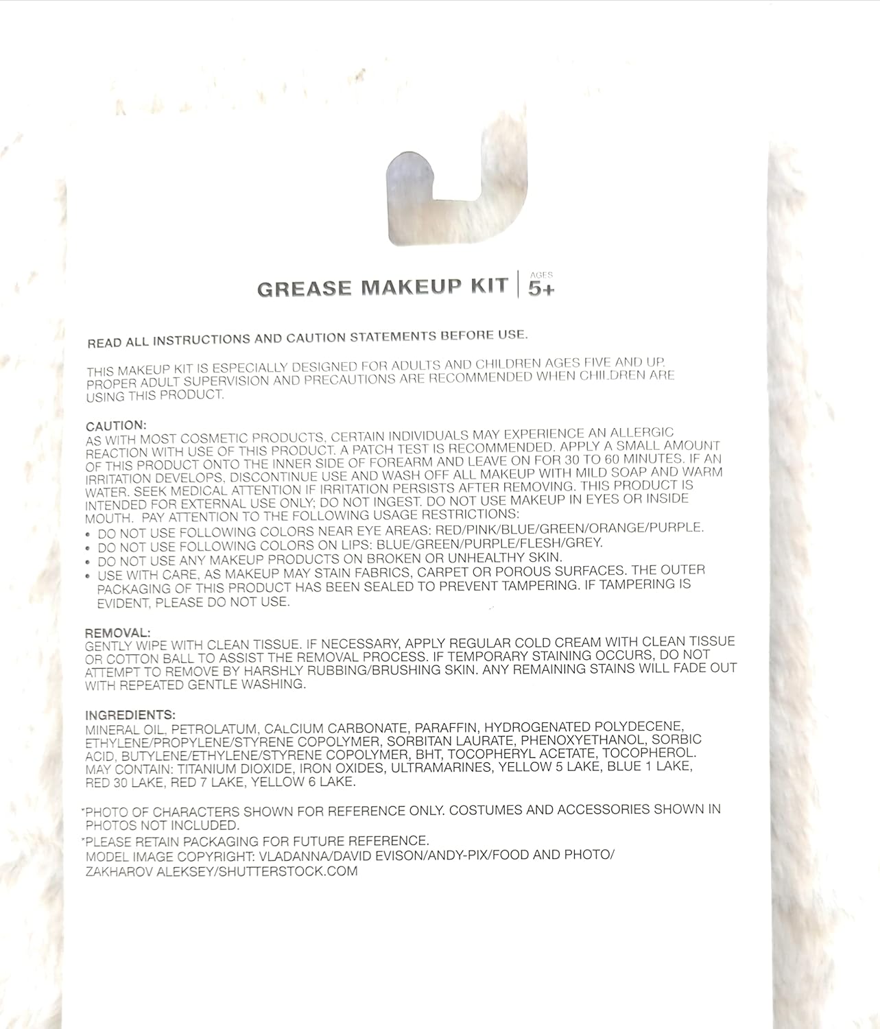 Halloween Grease Makeup Kit