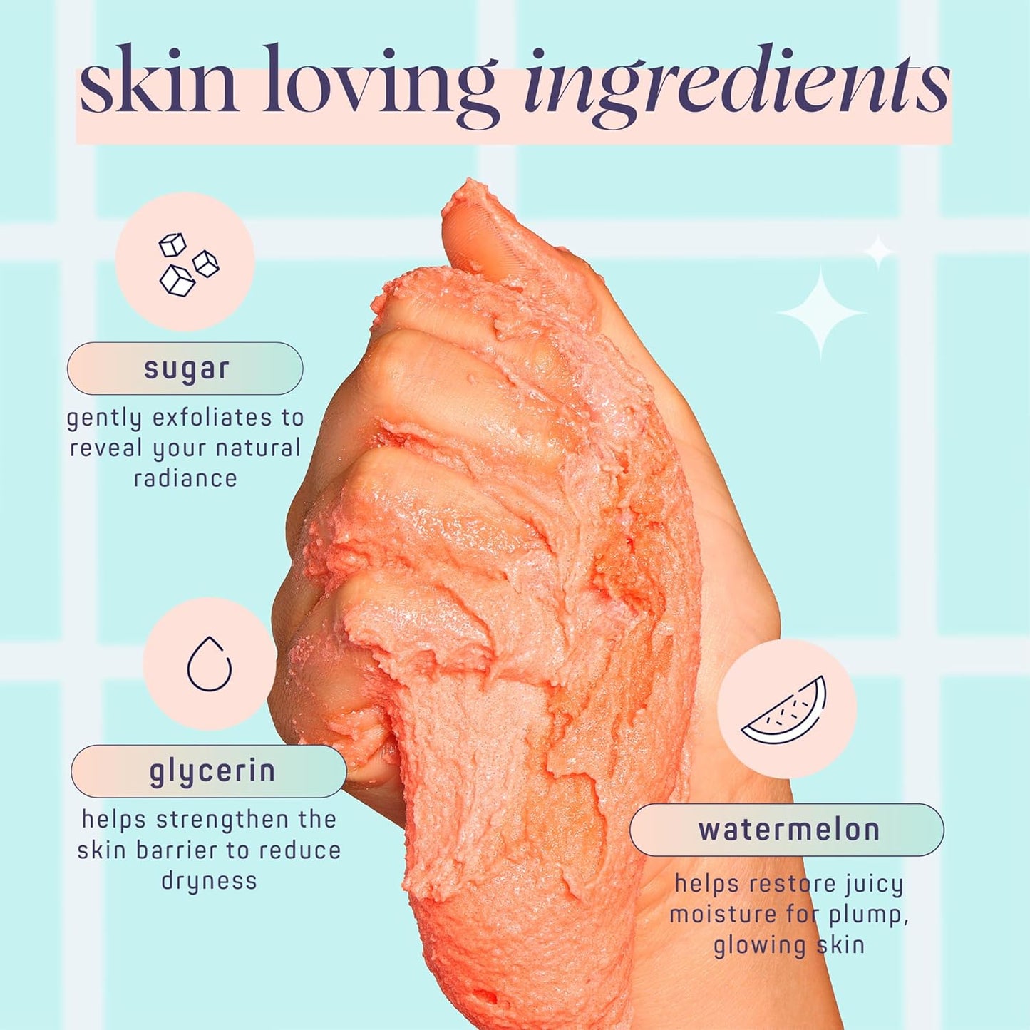 SpaLife Beauty Watermelon Mango Exfoliating Body Scrub 2 Pack – Sugar Scrub Glowing & Moisturized Skin – Fruit Extracts Natural Sugar Base – Watermelon & Mango Summer Scents – Safe for Sensitive Skin