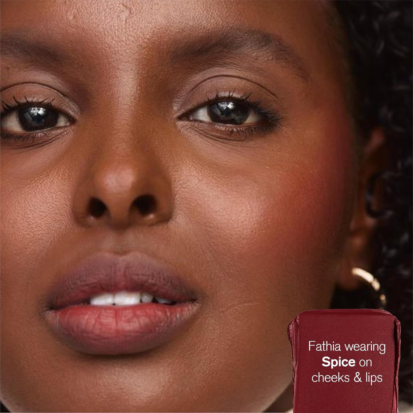 AMI COLÉ Desert Date Cream Blush & Lip Multistick (Spice), moisturizing lip tint, lip and cheek stain, natural lip color