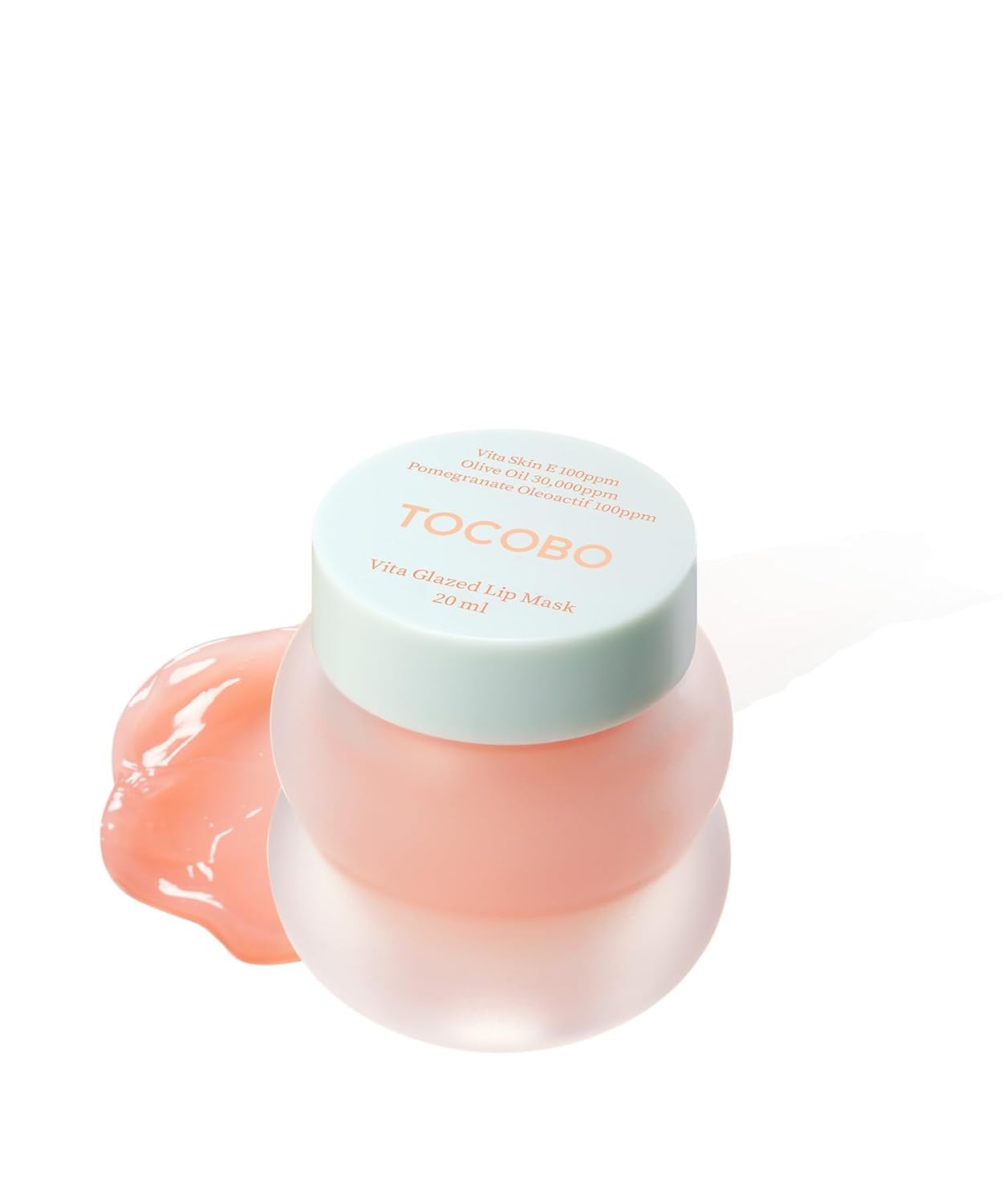 Vita Glazed Lip Mask 20ml / 109.5g, Super moisturizing night lip care, glazed and easy washable texture that melts into lips