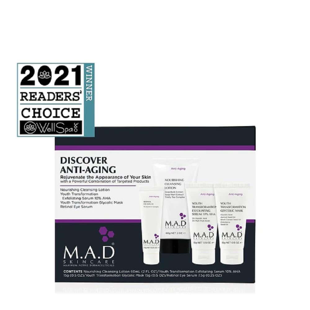M.A.D Skincare Discover Anti-Aging Travel System Set