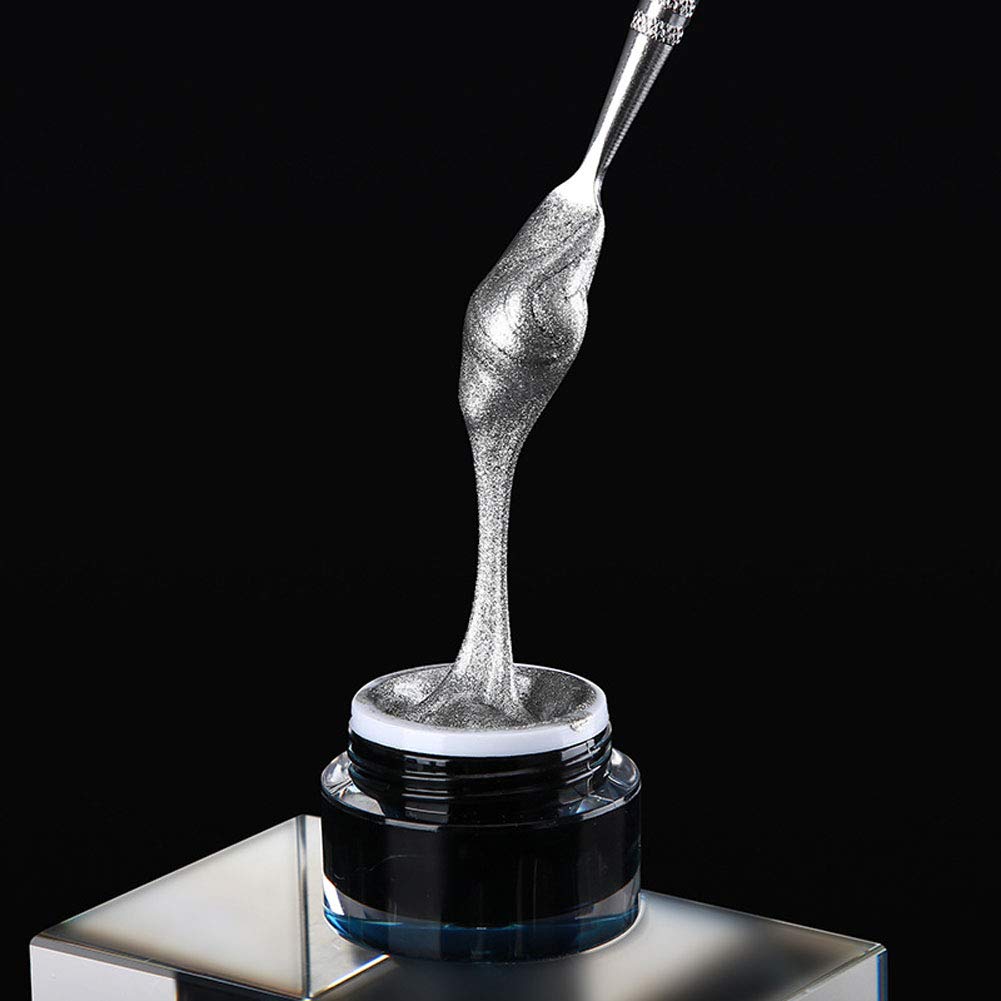 4 Pieces Makeup Spatula Cosmetics Mixing Spatula Stainless Steel Cosmetic Makeup Spatula Makeup Palette Spatula Tool Double Headed Makeup Stirring Spatula Makeup Accessories(150 mm, Silver)