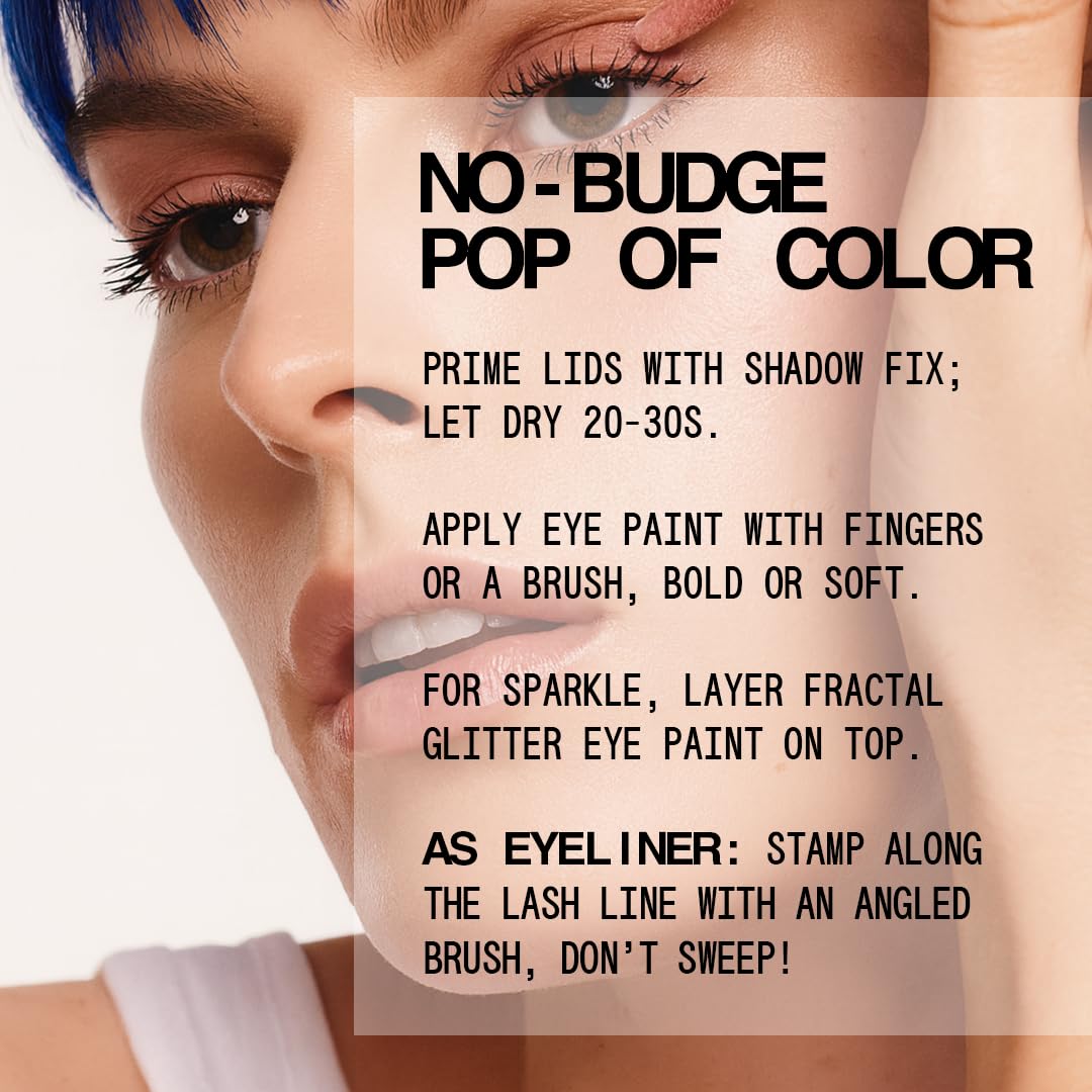 about-face Matte Fluid Eye Paint Art of Darkness – High-Pigment Liquid Eyeshadow, Long-Lasting, No-Budge Matte Finish, Vegan & Cruelty-Free (Matte Black)