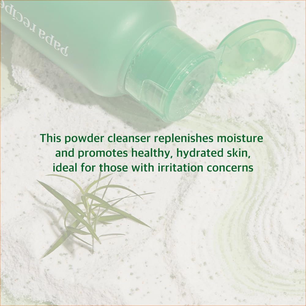 Papa Recipe Tea Tree Enzyme Powder Cleanser – Gentle Exfoliating Facial Wash for Sensitive Skin – Low pH Korean Skincare Face Wash for Clearer, Calmer Skin