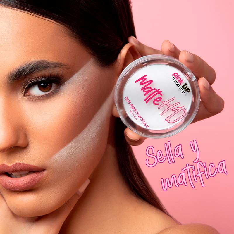 Matte HD Compact Powder Mattifying| Make up| Setting Powder| Pressed Powder | Face Make Up| For Combination Skin|Controls shine on facial skin| Model PKHD