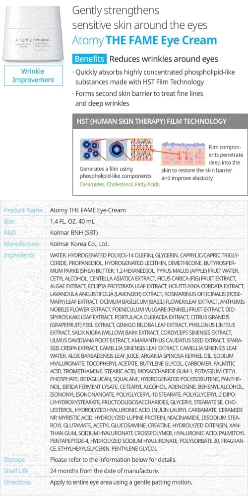 The Fame Skin Care System 1 SET including 5 kinds of skincare - Lotion, Toner, Essence, Eye Cream, Nutrition Cream | Korean Cosmetics | Unfading Beauty & Reputation | Strengthen Skin