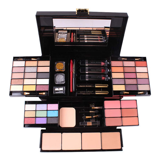 Professional 39 Colors Eyeshadow Palette All-in-one Cosmetic Makeup Gift Set including Matte Shimmer Highly Pigmented Eye Shadows, Blush, Pressed Powder and Lipstick