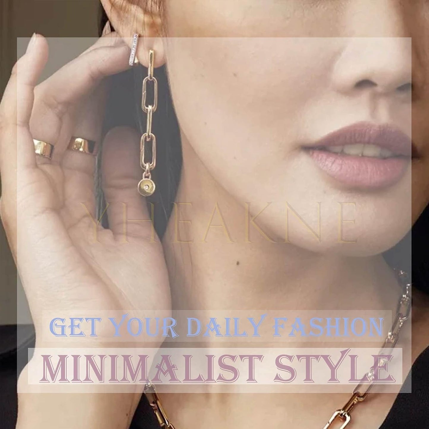 Boho Rhinestone Wing Ear Climbers Earrings Silver Crystal Drop Earring Chain Dangle Earrings Angel Wing Wrap Earrings Jewelry for Women and Girls Gifts