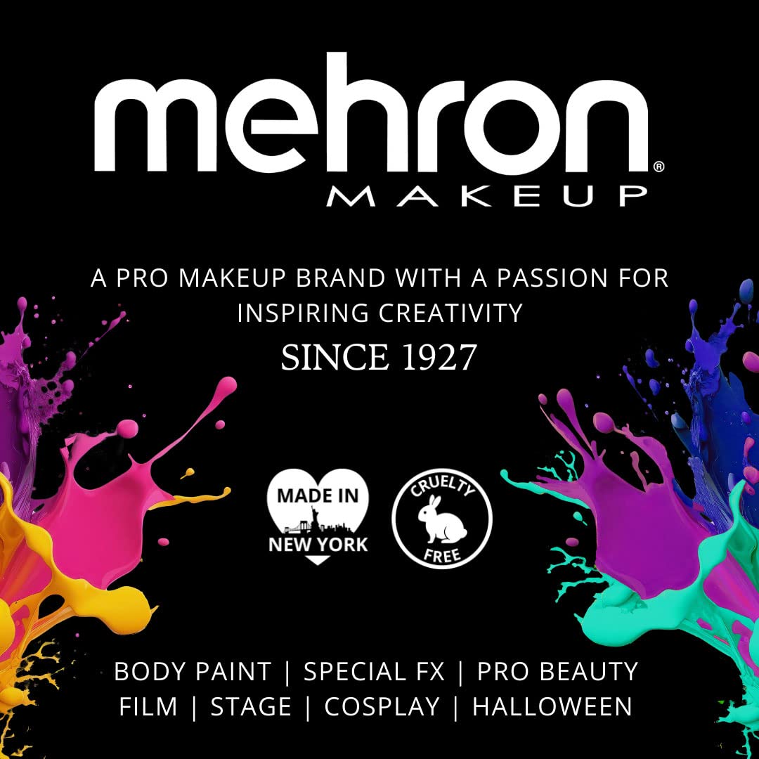 Mehron Makeup Paradise Makeup AQ 8 Color Metallic Palette | Magnetic Refillable Body Paint & Face Paint Palette | Professional Water Activated Makeup for Costumes, SFX, Halloween, & Cosplay
