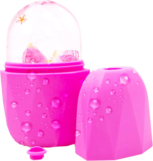 Ice Facial Cube Facial Beauty Ice Roller Skin Care Tools Ice Roller for Face and Eye Silicone Ice Mold for Face Beauty Ice Face Roller