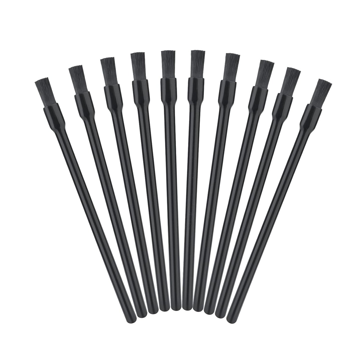 G2PLUS 100PCS Disposable Lip Brush Applicators, Disposable Nail Brushes, Lip Brushes Lipstick Lip Gloss Wands for Makeup PYO Cookie Paint Brushes (Dark Black)