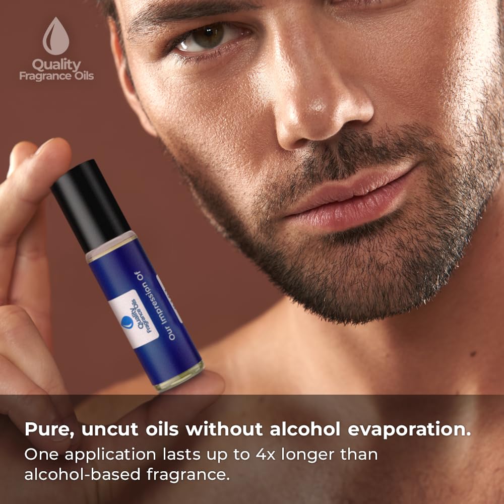 Quality Fragrance Oils' Sublime Vanilla Impression #152 | Long-Lasting Perfume Oil, Alcohol-Free, Strong Scent, 10ml Roll-On | Affordable Alternative to Designer Fragrances