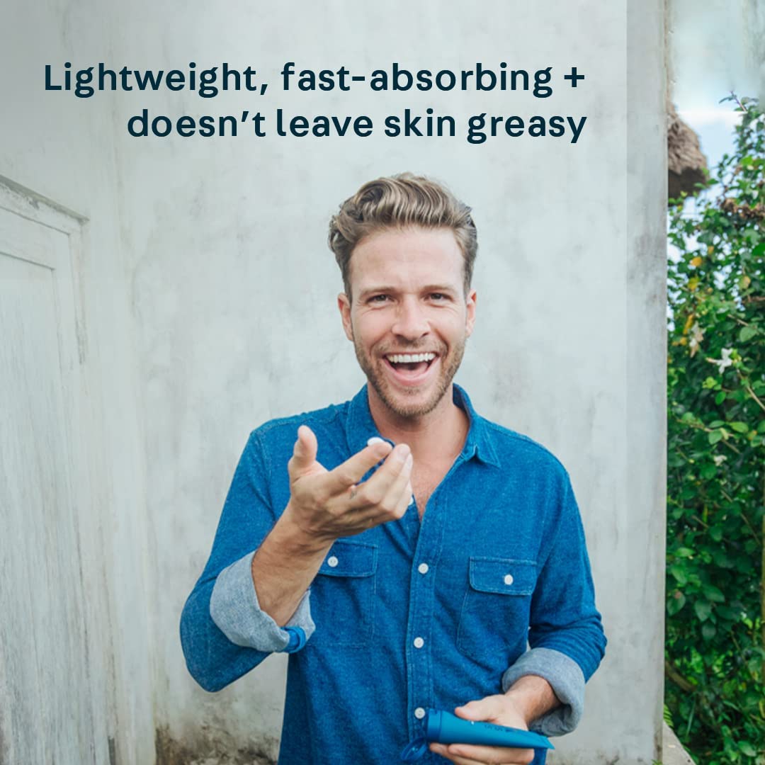 Oars + Alps Face Moisturizer and Eye Cream, Dermatologist Tested Skin Care Infused with Aloe Leaf Juice and Vitamin E, TSA Friendly, 2.5 Fl Oz, 2 Pack