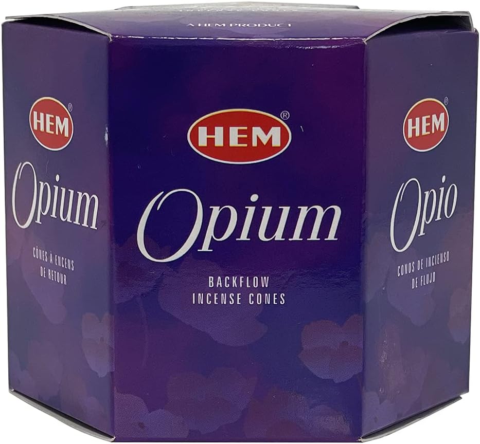 Opium Backflow Incense Cones for Waterfall Inciensos Aromaticos|Incienso|Inciense|Insienso