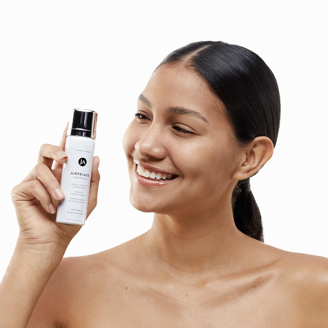 MagicMinerals LiquidSilk Air Primer by Jerome Alexander, Spray Formula Smoothes Skin & Minimizes Appearance of Pores for Flawless Makeup Application