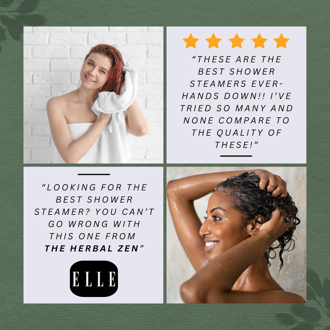 Aromatherapy Shower Steamers Gift Set, Shower Bombs Made in The USA, Relaxation Gift for Women, Lavender Shower Steamers for Women, Eucalytus Shower Steamer, Mothers Day Gifts