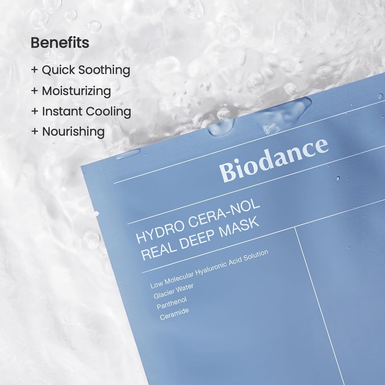 BIODANCE Best Mask Duo: Bio-Collagen & Hydro Cera-nol Real Deep Mask, Firming, Hydrating, Gel Face Mask Bundle for Glass Skin, Korean Skincare Set