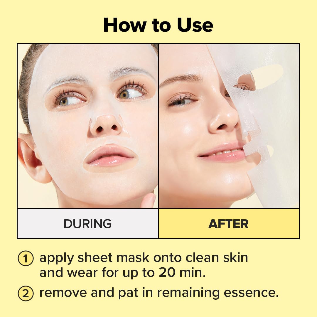 I DEW CARE Glass Skin Face Mask Variety Pack - Let's Do This Sheet | For Perfect Care Routine, Korean Face Masks Skincare, Olive Extract, Chamomile, Vitamin B3, Moisturizing, 5 Count