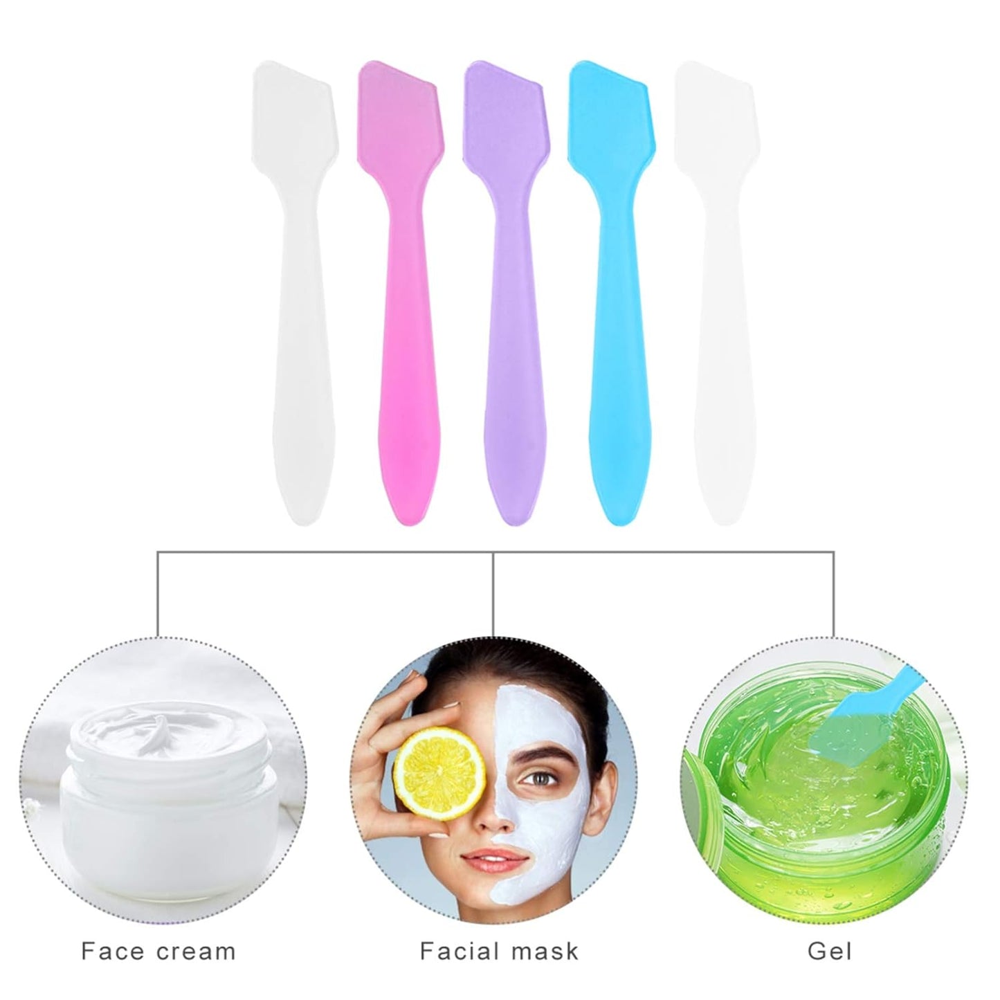 Beaupretty Cosmetic Spatula Stick 150pcs Cosmetic Spatula Plastic Stir Stick Makeup Skin Care Facial Cream Spatula Mud Stirring Rods for Mixing Resin Epoxy Cosmetic Paints DIY Crafts Making