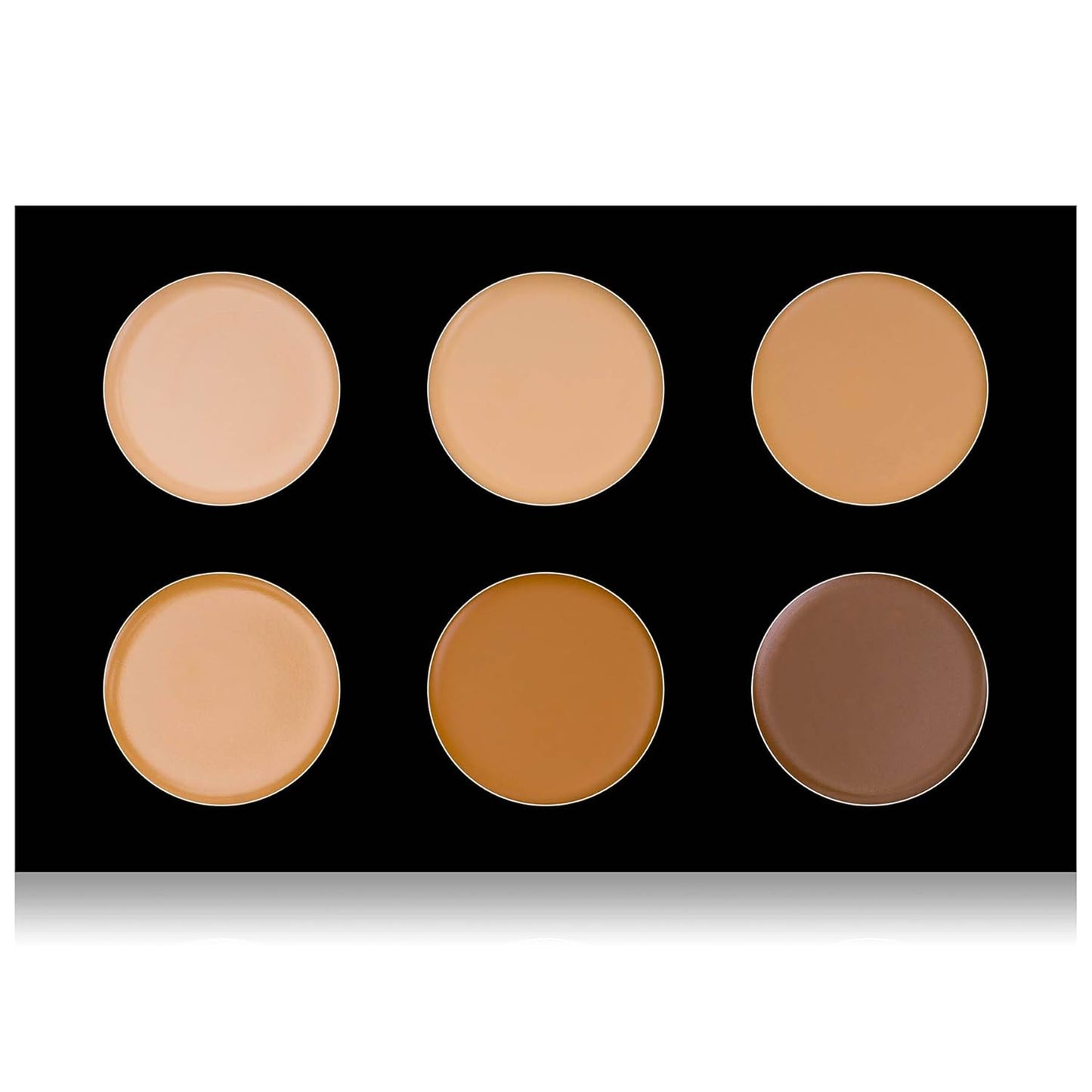 SHANY Foundation/Cream Contour & Highlighting Palette - Layer 1 - Refill for the 6 Layer Mini Masterpiece Collection Makeup Set