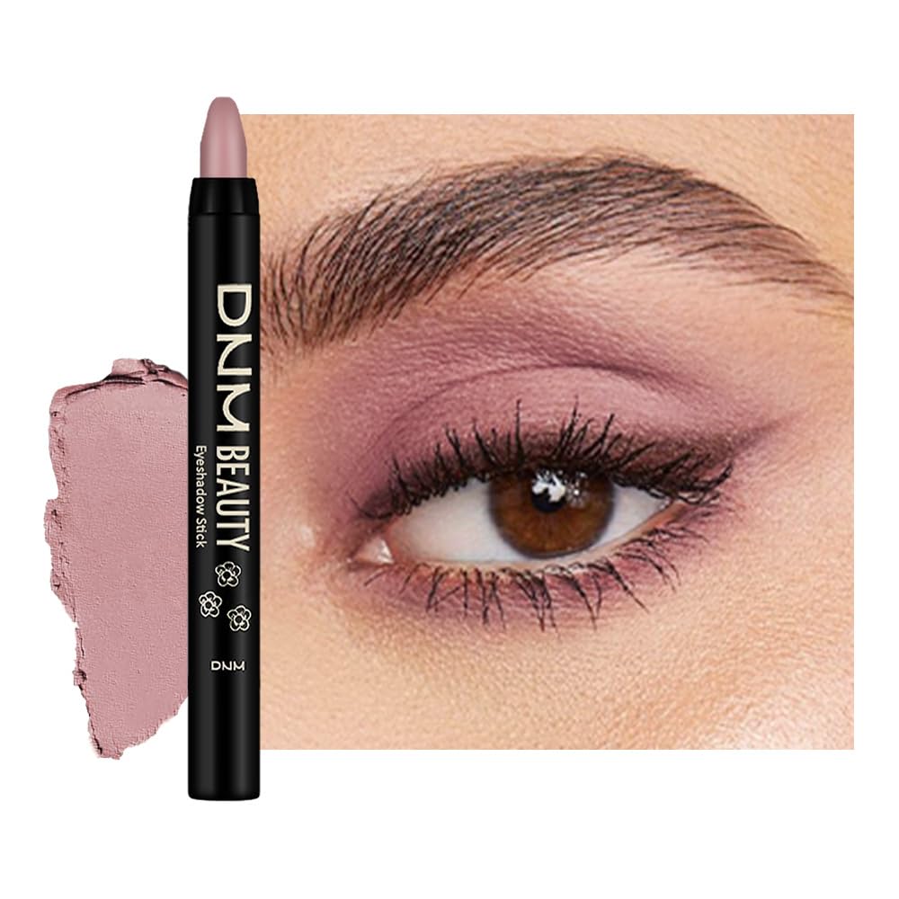Mauve Matte Cream Eye Shadow Stick Makeup for Women, Mauve Matte Eyeliner Pencil Eyeshadow Brightener Stick for Eyes, Waterproof Eyeshadow Applicator Blendable sombras para ojos 81#