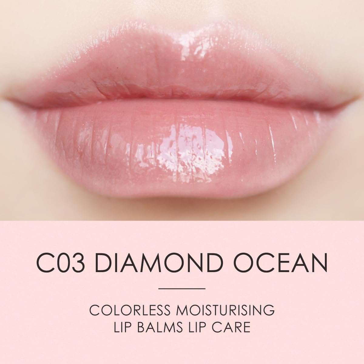 CATKIN Lip Balm Ultra Hydrating Lip Moistrurizer Lip Care with Vitamin E Nourishing For Cracked & Dry Lips 0.12 oz Transparent Clear C03 Diamond Ocean