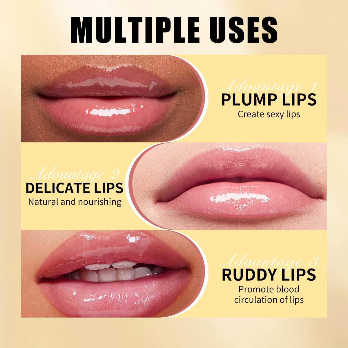 Transferproof Color Changing Lipstick,Color Changing Lipstick for Women Girls,Temperature Change Moisturizer,Waterproof Moisturizer Lip Balm(Silver Foil)