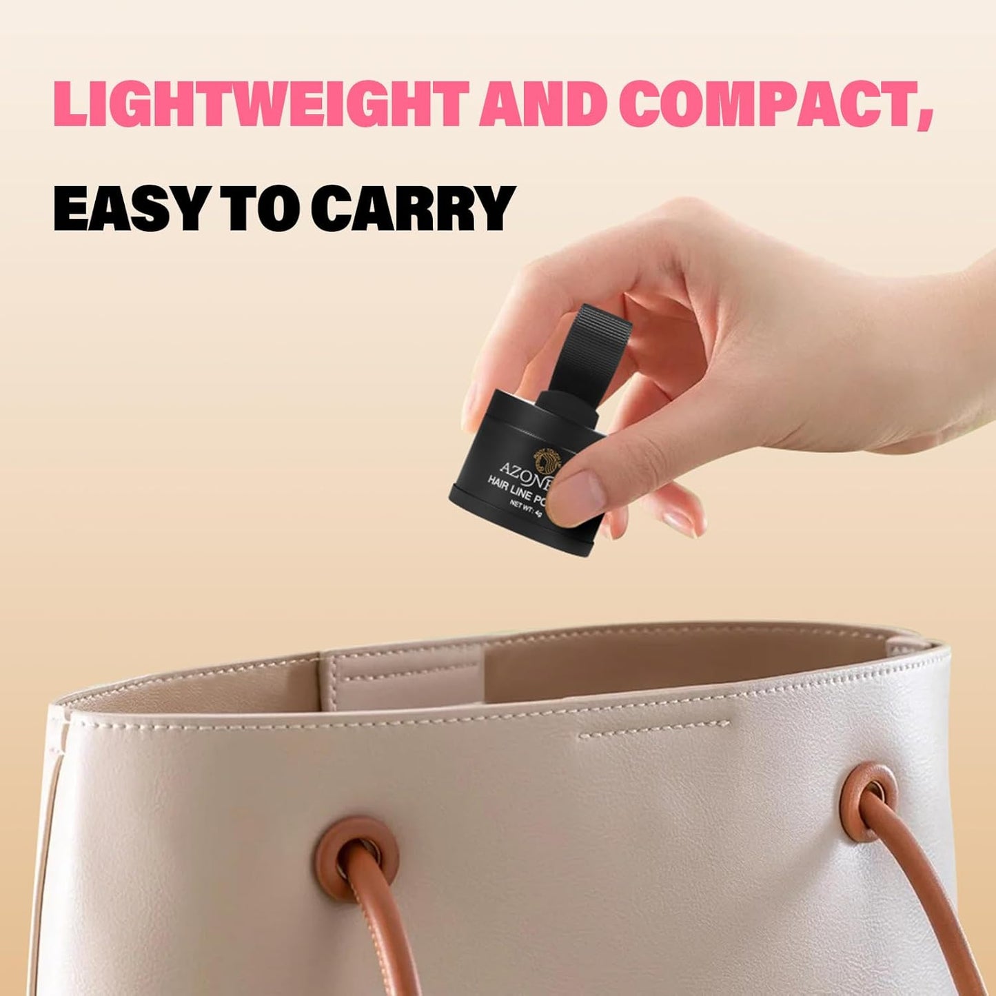 Root Touch Up Sets,Hairline Powder for Women Cover Up- Hairline Concealer for Thin and Thinning Hair, Water & Sweat Resistant,Contain Azonbey Makeup Brush (Med Blonde, Med-Makeup Brush)