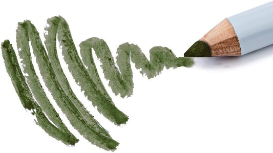 Lauren Brooke Cosmetiques All Natural, Eye Liner Pencil, Organic Makeup (Olive)