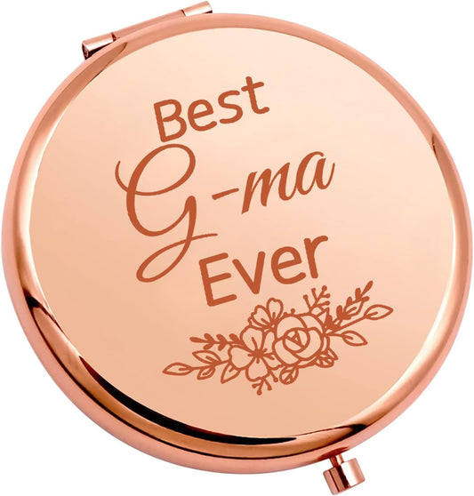 CENWA G-ma Birthday Gift G-ma Makeup Pocket Mirror G-ma Jewelry Best G-ma Ever (G-ma M)