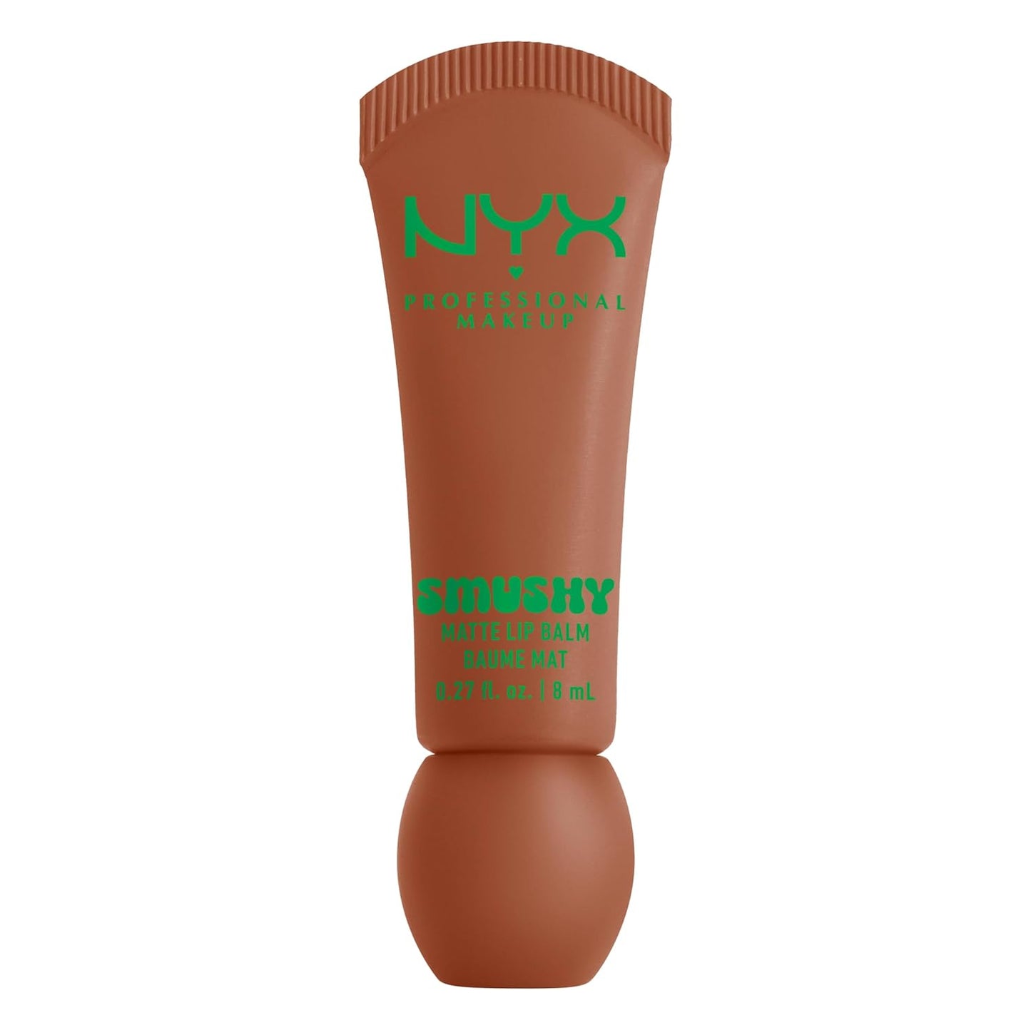 NYX PROFESSIONAL MAKEUP Smushy Matte Lip Balm, Tinted Lip Moisturizer with Soft, Matte Finish - Soft Smile (Soft Nude)