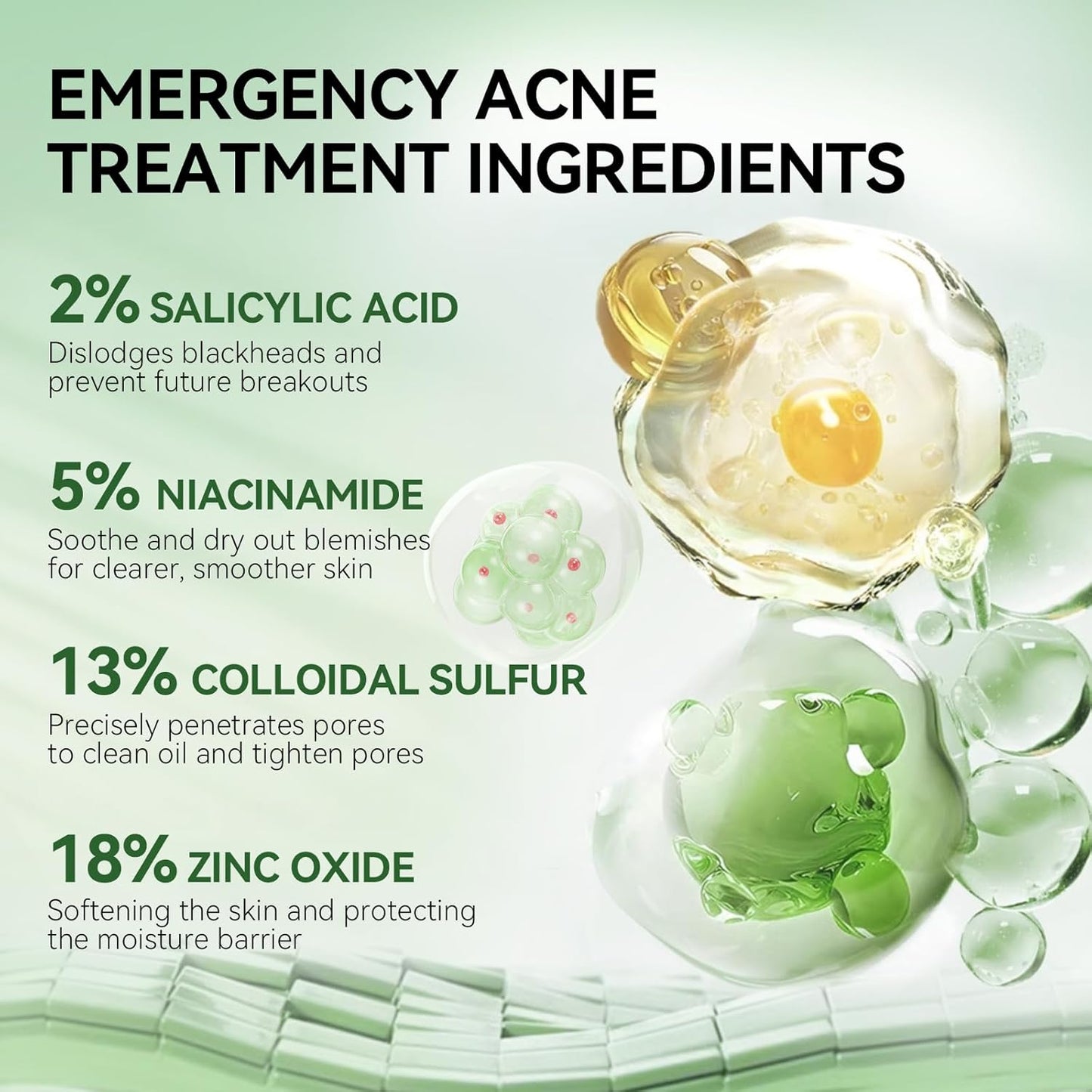 LANBENA Precision Acne Spot Serum, Acne Drying Lotion, Overnight Acne Treatment For Face, Dry Out Pimples, Blemishes, Zits And Clean Pores, 0.42 Fl Oz