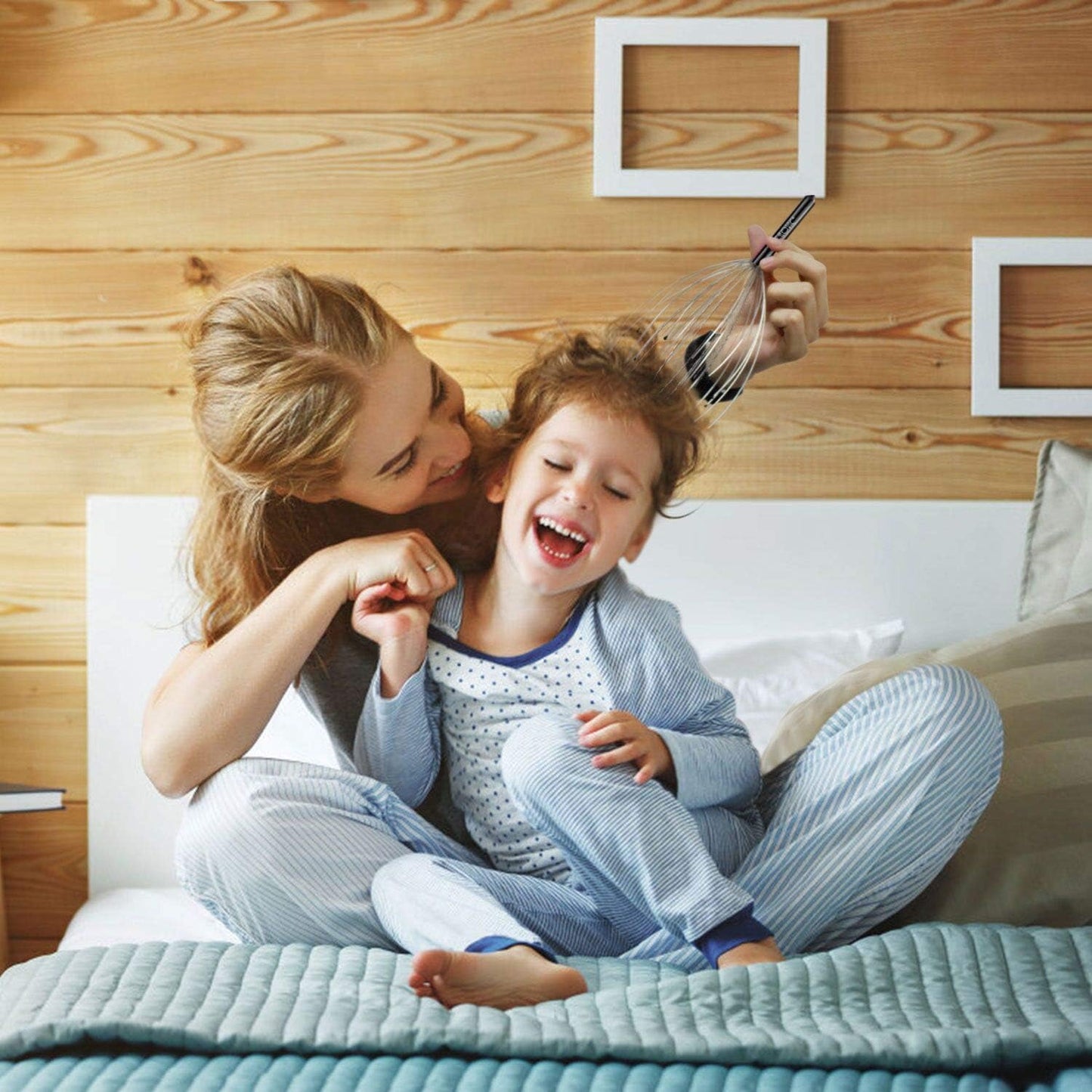 NICEMOVIC White Elephant Gifts for Adults 2 Pack Head Massager Scalp Stocking Stuffers for Men Women Scalp Massager Hair Growth 20 Fingers Head Scratcher Funny Stress Relief Head Spa Gifts for Mom Dad