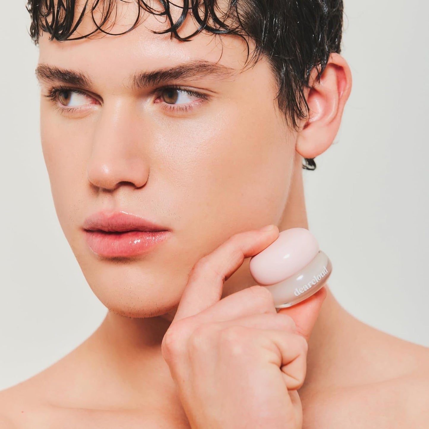 dearcloud Dewy Lip Jam – Hydrating Lip Balm & Gloss with Vitamin E, Korean Skincare (Crystal)