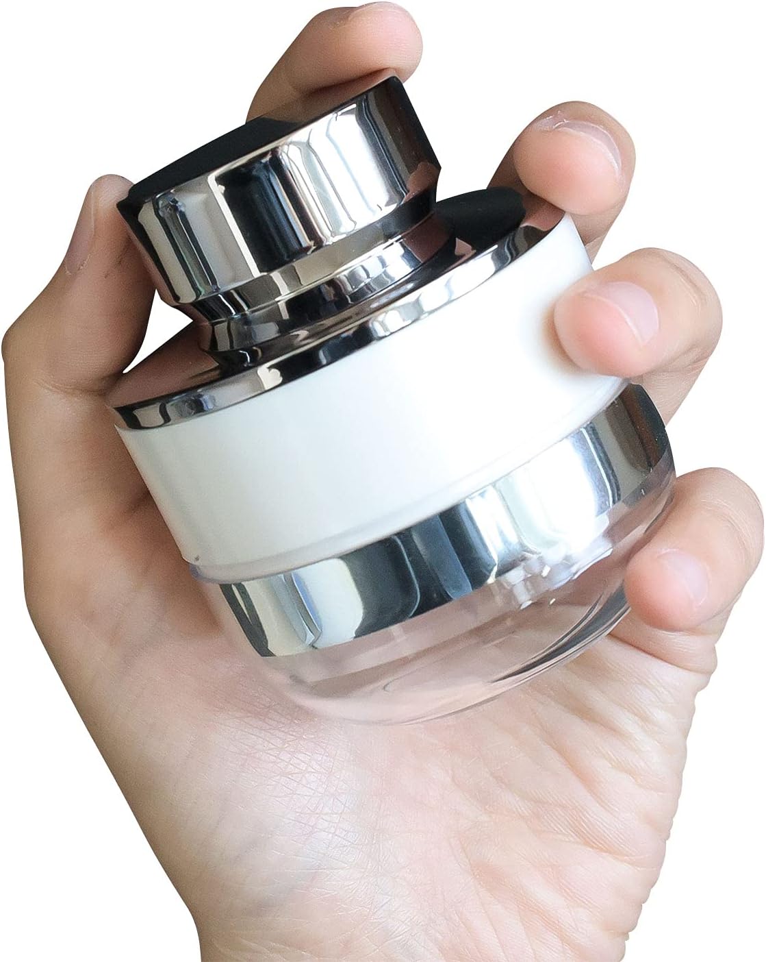 Topwon Portable Loose Powder Container Makeup Case Travel Kit 15G