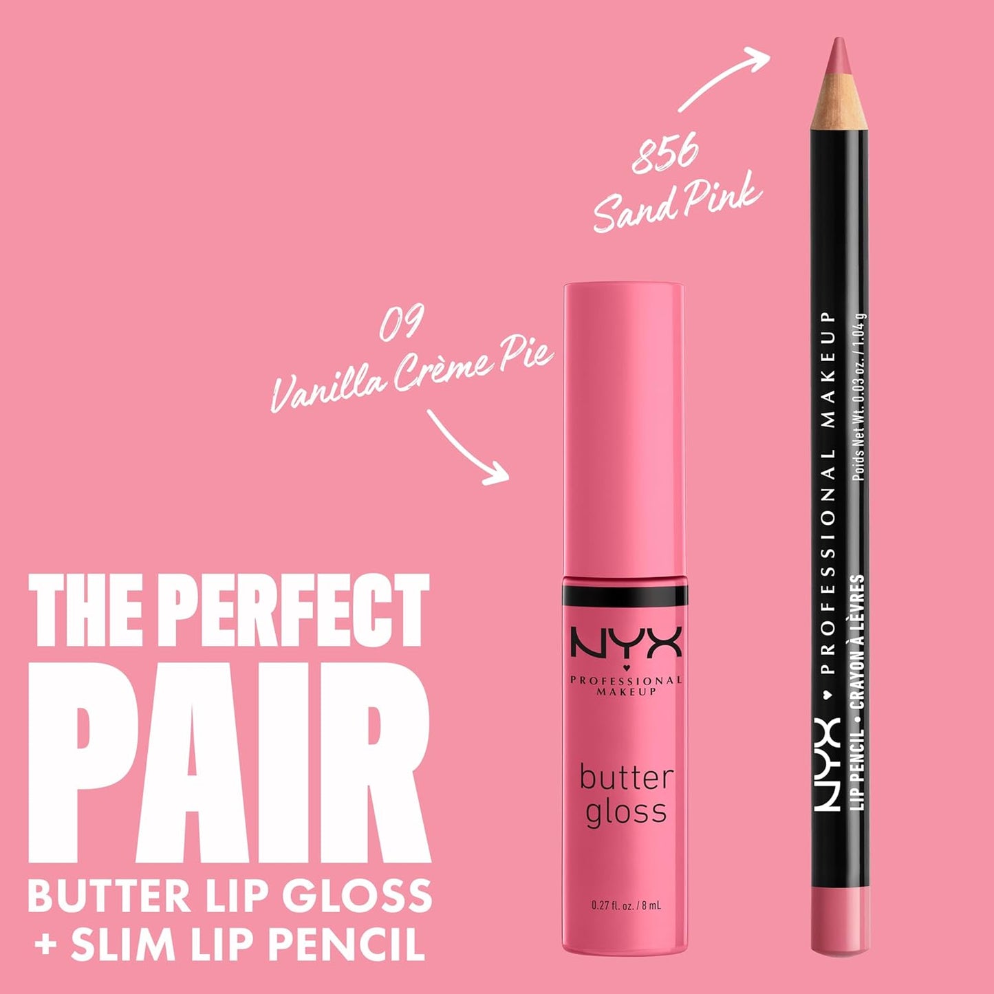 NYX PROFESSIONAL MAKEUP Butter Gloss, Non-Sticky Lip Gloss - Vanilla Cream Pie (Mauve)