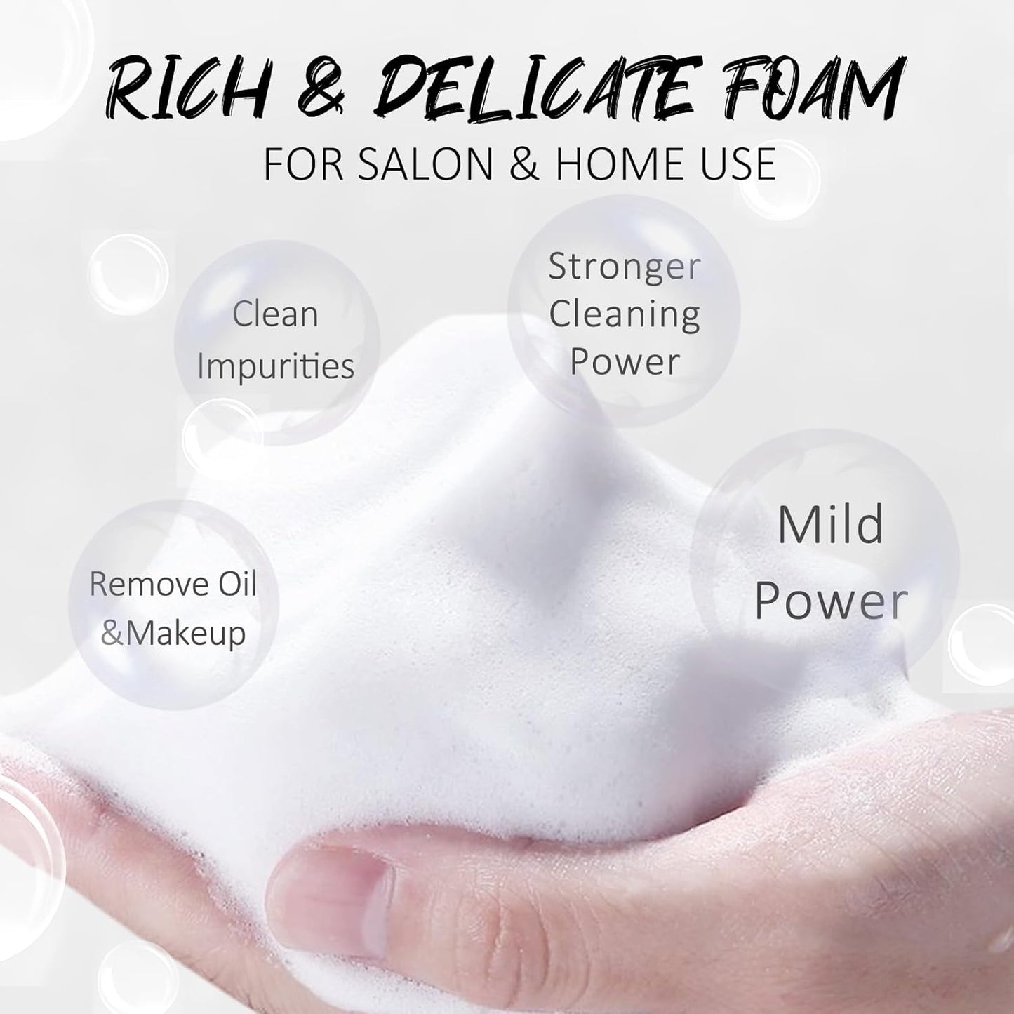 EMEDA Lash Shampoo Kit Cleaning Bath - Eyeash Cleanser for Extensions, USB Mini Portable Fan Brush Wash Bottle, Oil Free Lash Foam Safe for Natural Eyelash Shampoo for Extensions