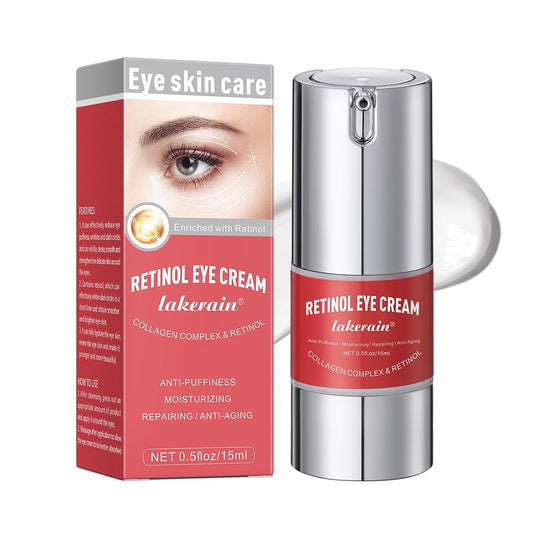 NICEFACE Retinol Eye Cream for Dark Circles and Puffiness - Anti Aging Eye Cream with Hyaluronic Acid and Collagen - Deeply moisturizing, Smooth Fine Lines, Enhance Eye Skin Elasticity