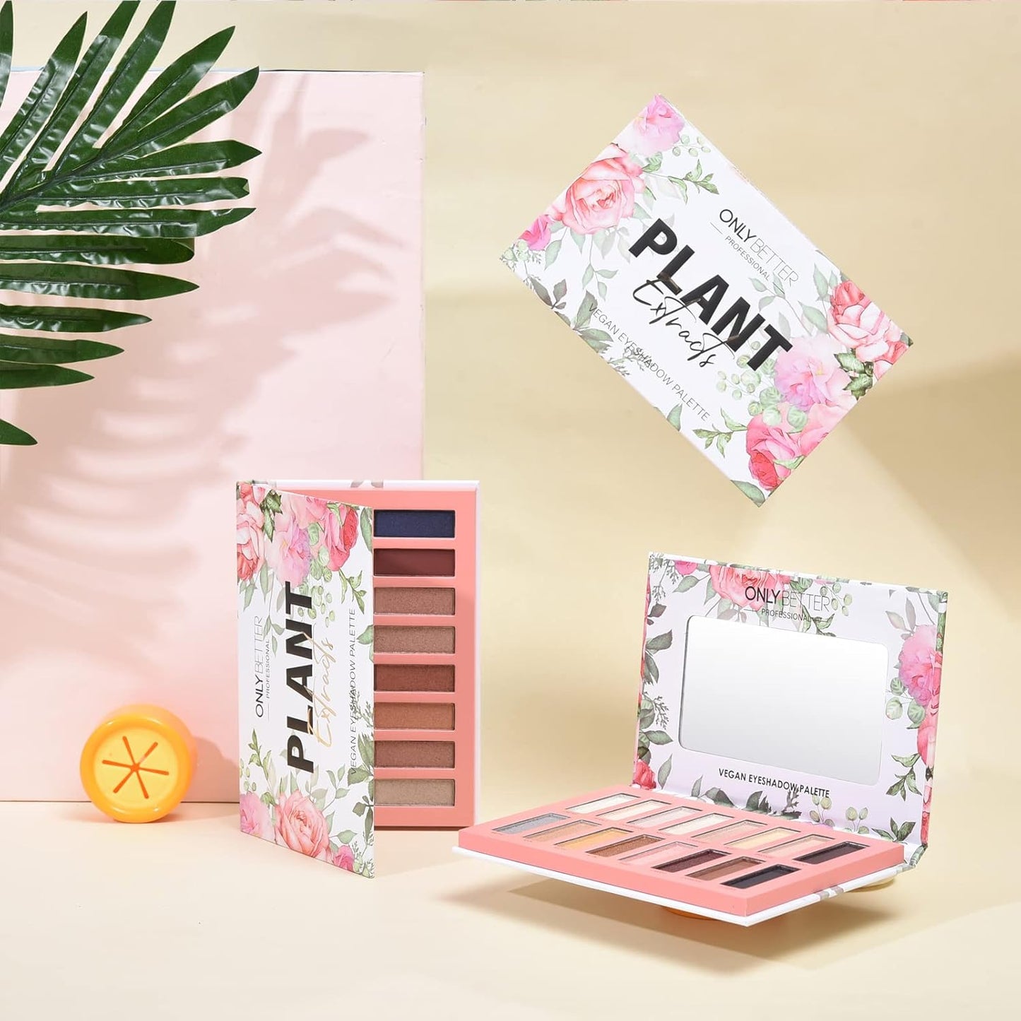 Vegan Eyeshadow Palette, Nude Eyeshadow Palette, 16 Shades Organic Eyeshadow palette high pigmented eyeshadow palette Colorful Eyeshadow Palette Long Lasting Nude Eyeshadow Shimmer Palette