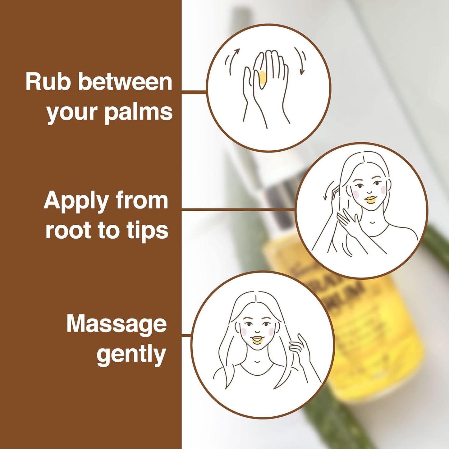 Keratin Anti-Frizz Leave-in Conditioner and Straightening Serum with Argan Oil for All Hair Types - 2 Fl. Oz.