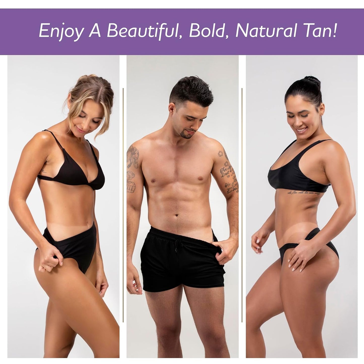 Norvell Tanning Bundle: Self Tan Extender Lotion, 8,5 fl. oz. + Streak Free Tan Applicator Mitt - Premium After Tanning Lotion Moisturizer and Washable Mitt for Flawless Results