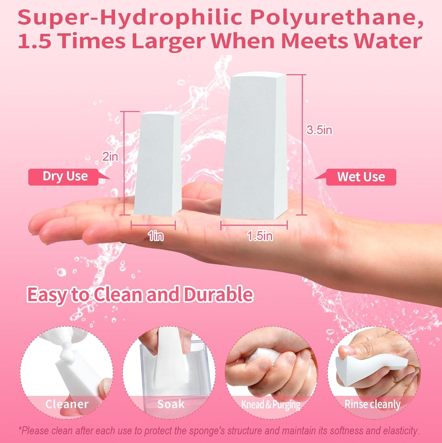 108 Pcs New Makeup Sponges Wedges for Face Foundation, Latex-Free Triangle Cosmetic Make Up Sponge for Flawless Application and Blending, Beauty Blender for All Skin Types with Two Pouches