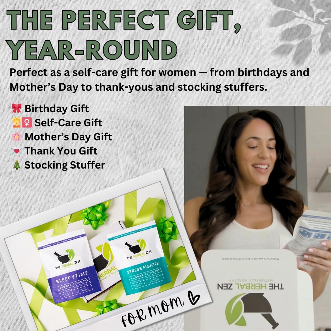 Aromatherapy Shower Steamers Gift Set, Shower Bombs Made in The USA, Relaxation Gift for Women, Lavender Shower Steamers for Women, Eucalytus Shower Steamer, Mothers Day Gifts