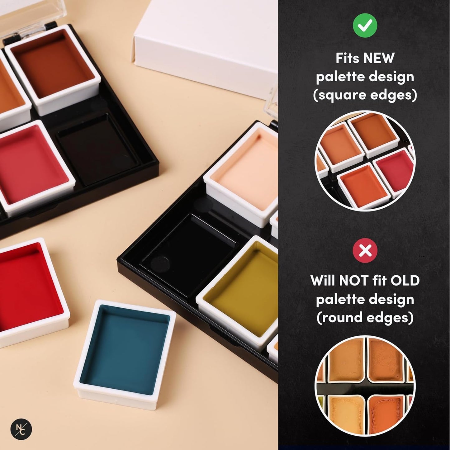 Alcohol Palette Refill Pans - FX Colors - Prime Green